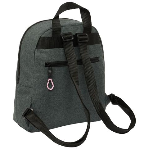 Zaino Kappa Silver Pink Mini Grigio 25 X 30 X 13 Cm - Foto 2