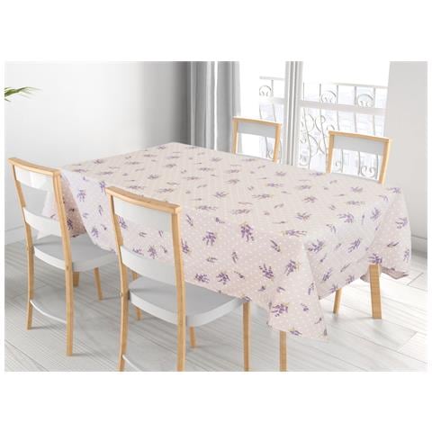 Tovaglia Miros Resinata Antimacchia Copritavolo Cucina Disegno Mini Camargue 140x140 Mini Camargue - Foto 1