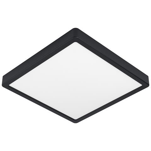 Plafoniera Moderna Fueva Z In Alluminio Nero Led Integrato 19,5w 2700 6500k Ip44 - Foto 1