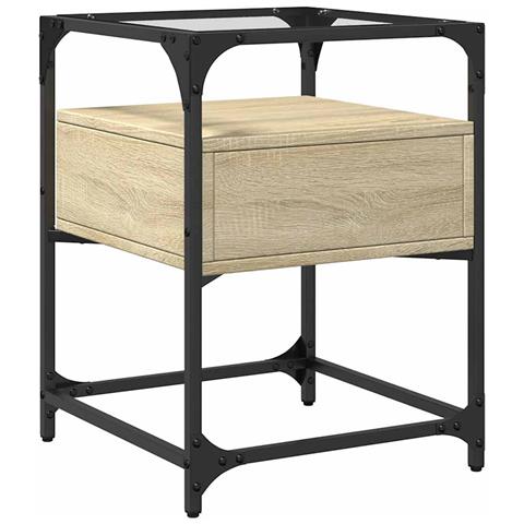 Comodini 2 Pz Rovere Sonoma 40x40x55 Cm In Legno Multistrato - Foto 10