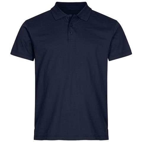 Single Jersey Polo Blu Scuro S - Foto 1