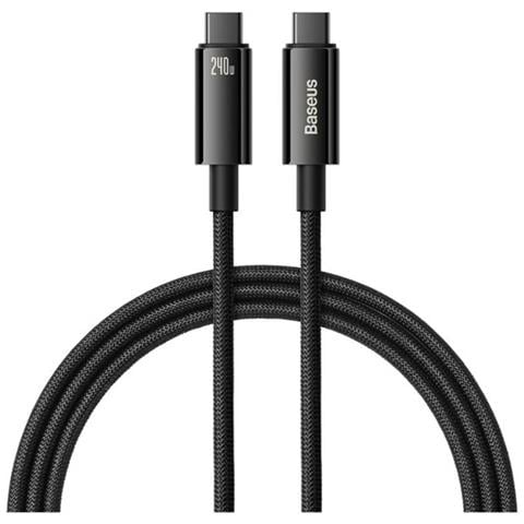 Cavo Di Trasferimento E Ricarica Usb-c-usb-c 240w Da 2 M, Nero - Foto 1