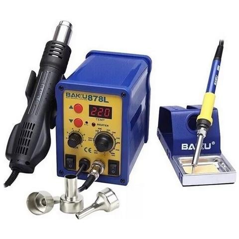 Stazione Saldante Saldatore Elettrico Bk-878 L 750w 3 Ugelli - Foto 1