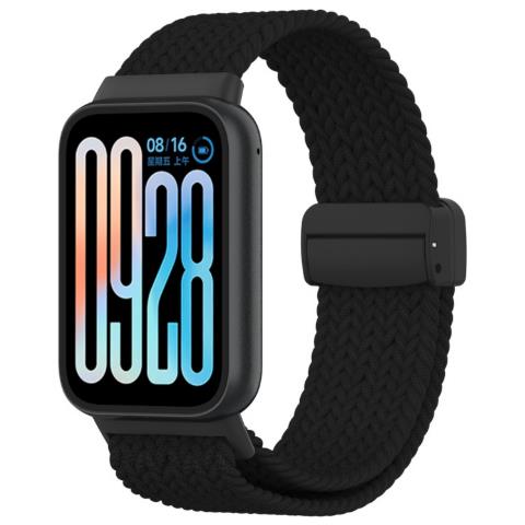 Cinturino Per Orologio In Nylon Per Xiaomi Mi Band 9 Pro/8 Pro, Redmi Watch 5 Black - Foto 1
