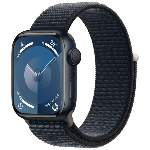 Watch Series 9 41 mm Digitale 352 x 430 Pixel Touch screen Nero Wi-Fi GPS (satellitare) - Foto 1