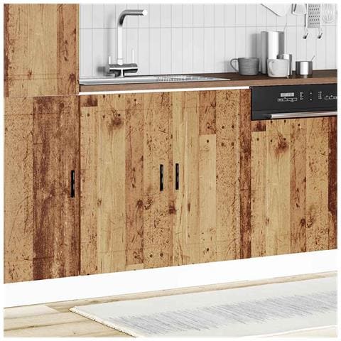 Mobile Base Lavello Porto Legno Vecchio 80x46x81,5cm Truciolato - Foto 3