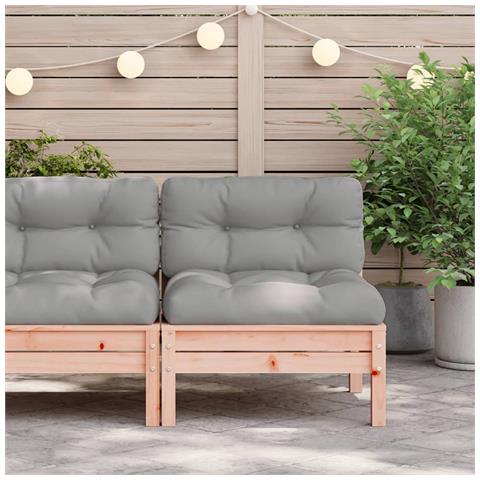 Lusso Casadino - Divano Da Giardino Senza Braccioli Con Cuscini Massello Douglas - Foto 2