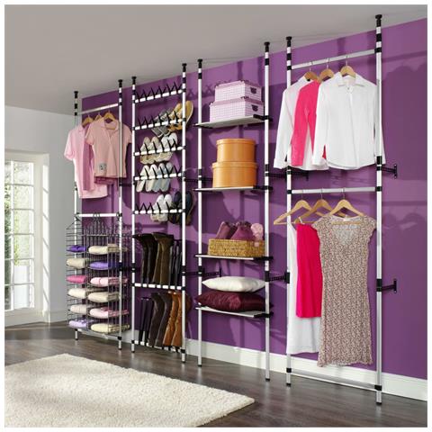 Lusso Casadino -  Sistema Per Guardaroba Telescopico Con Aste In Alluminio - Foto 8