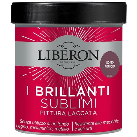 Pittura Laccata I Brillanti Sublimi Rosso Porpora 500ml - Foto 1