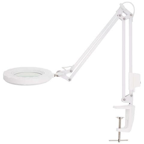 Lampada Di Ingrandimento A Led Da 6w 700lm 6500k Con Morsetto Di Montaggio, Bianco - Foto 1