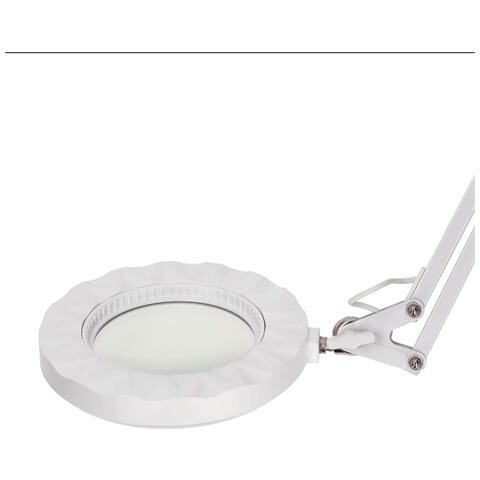 Lampada Di Ingrandimento A Led Da 6w 700lm 6500k Con Morsetto Di Montaggio, Bianco - Foto 5