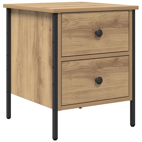 Comodino Artisan Oak 40x42x50 cm Legno Ingegnerizzato - Foto 1