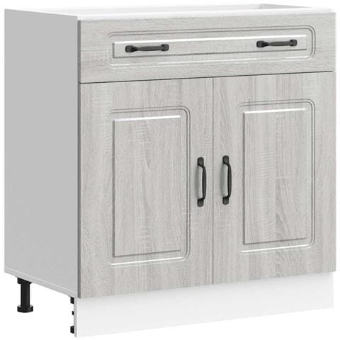 Base da Cucina Kalmar Grigio Sonoma in Legno Multistrato - Foto 1