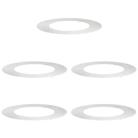 Anelli di Albero Piatto 5 pcs Argento Ø50 / 80 cm Acciaio zincato - Foto 1