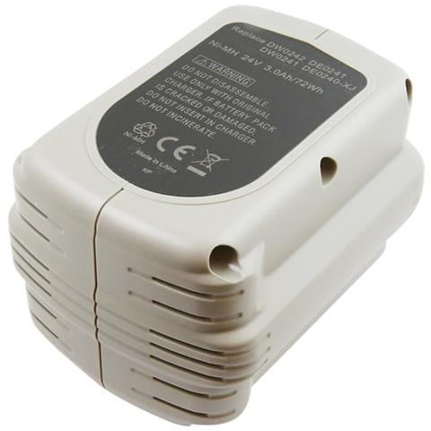 Batteria Di Ricambio Per Dewalt Dw004 / Dw005 / Dw006 Ni-mh 24v 3000mah - Foto 1