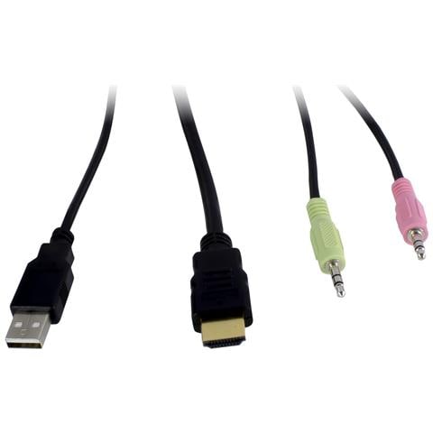 AS-42HA HDMI switch per keyboard-video-mouse (kvm) Nero - Foto 2