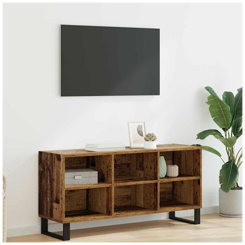Mobile TV Legno vecchio 103,5 x 30 x 50 cm Legno multistrato - Foto 2