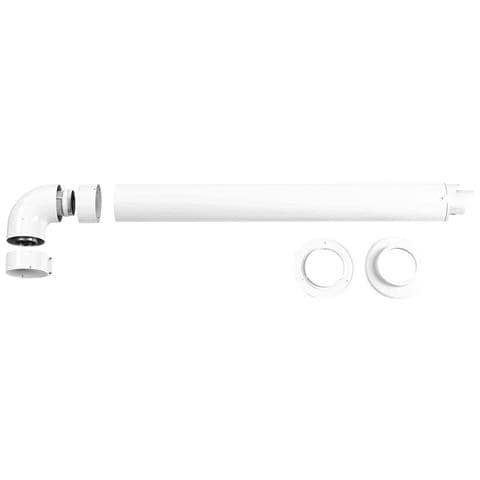0020221352 Kit Scarico Fumi Orizzontale Da 60/100mm. - 60/100 A Magazzino - Foto 1