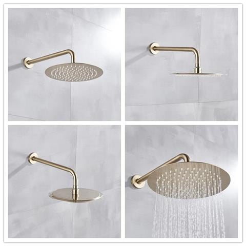 Set miscelatore doccia, Blackswan, tipo M69.1, modello oro opaco, misura 20 cm - Foto 4