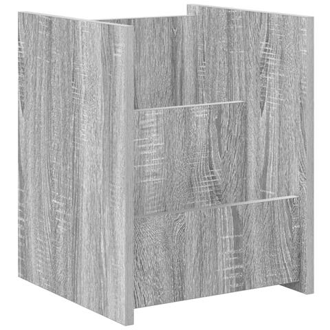Scaffale per riviste Grigio Sonoma 35 x 35 x 45 cm - Foto 1