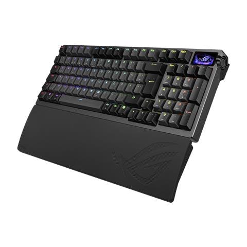 ROG Azoth 96 HE tastiera Gaming USB + RF Wireless + Bluetooth QWERTZ Nero - Foto 8
