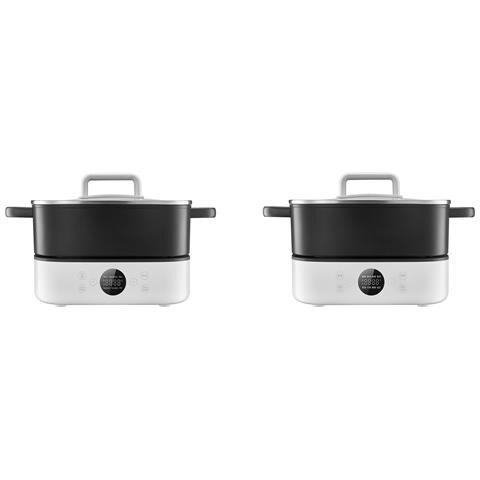 Hot Pot Cooker 6 L Nero, Bianco 2000 W - Foto 2