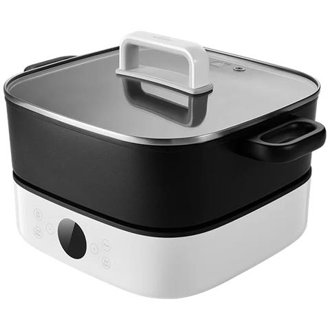 Hot Pot Cooker 6 L Nero, Bianco 2000 W - Foto 3