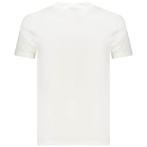 MAGLIETTA DA UOMO A MANICHE CORTE NORVEGIA 1963 BIANCA - Colore: Bianco, Taglia: L - Foto 2