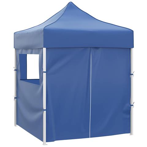 Tenda Party Blu 200 x 200 x 315 cm Tessuto Oxford - Foto 2