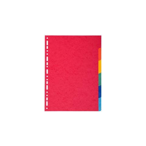 separatore a4-maxi a 6tacche in cartoncino riciclato 220gr forever - Foto 1