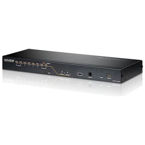 IDATA KH-2508A - Switch KVM Cat5e / 6 a 8 porte per 2 console, KH2508A - Foto 1