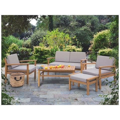 Set Da Giardino In Legno Acacia Marrone Manila - Foto 2