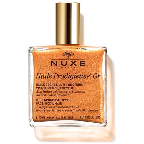 Nuxe Huile Prodigieuse Or Olio Prodigioso Viso Corpo Capelli 2017 Nf 100 Ml - Foto 2
