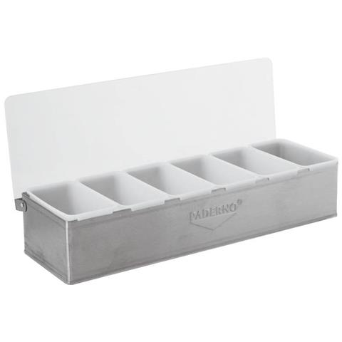 Porta Spezie 6 Vaschette Inox - Foto 1