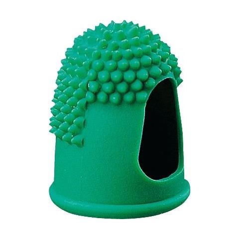 Ditali Da Ufficio Läufer - In Gomma, Verde, Per Sfogliare Fogli, Misura 2 (Ø15 Mm), Made In Germany - Foto 3