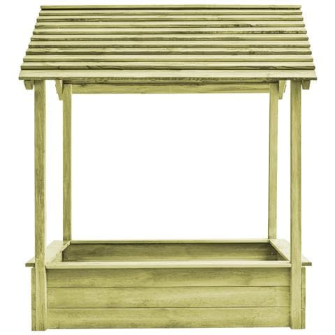 Casetta Da Giardino Con Sabbiera 128x120x145 Cm Legno Pino Fsc - Foto 2