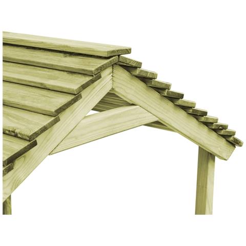 Casetta Da Giardino Con Sabbiera 128x120x145 Cm Legno Pino Fsc - Foto 5