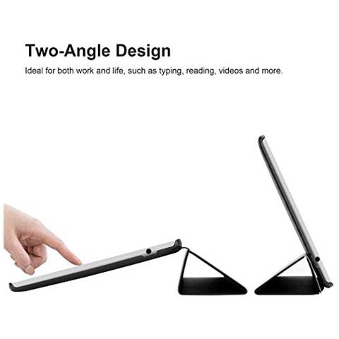 Cadorabo Custodia Per Tablet Compatibile Con Huawei Mediapad M5 8 (8.4"" Zoll) In Nero Satin - Coperchio Protettiva Ultra Sottile Con Funzione Auto Wake Up E Stand - Foto 2