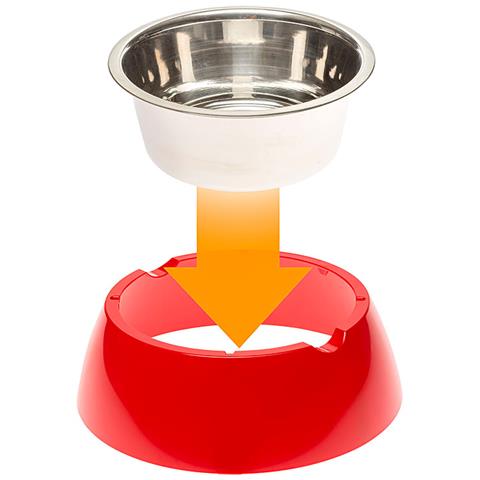 Jolie Ferplast Ciotola Acciaio Inox Facile Pulire Piedini Antiscivolo Cani Gatti - Foto 7