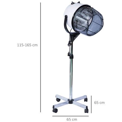 Casco Asciugacapelli Professionale Con Ruote, Altezza Regolabile E Timer - Foto 2