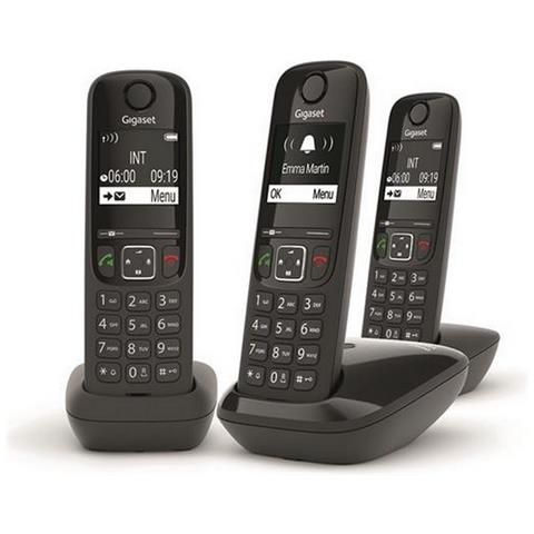 Telefono Fisso Gigaset As690 Trio Nero - Foto 2