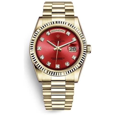 HTN - Orologio Da Uomo Nuovo Di Fabbrica Orologio Da Uomo Con Quadrante Blu  Con Numero Di Roma Orologio Da Uomo Di Marca Di Lusso Al Quarzo Giapponese  In Acciaio Inossidabile Aaa -