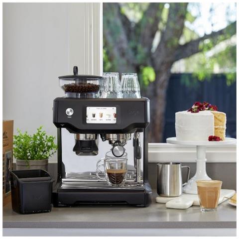macchina caffè espresso Barista Touch nero opaco - Foto 3