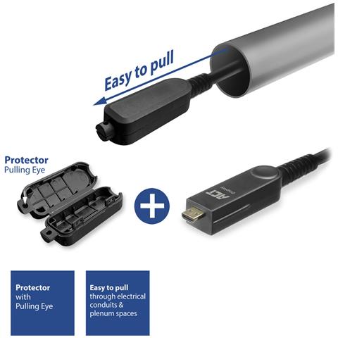 AK4104 cavo HDMI 30 m HDMI tipo A (Standard) Nero - Foto 7