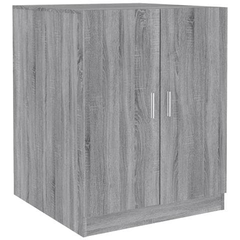 Mobile per Lavatrice Grigio Sonoma in Legno Multistrato - Foto 10