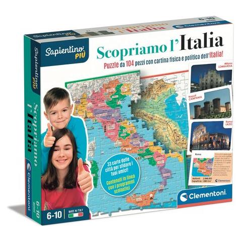 Gioco Educativo Clementoni 16594 Sapientino Scopriamo L'italia Smart P - Foto 1