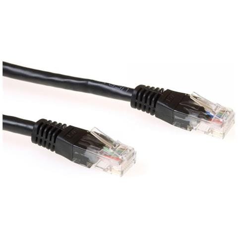 Ib8952 Cavo Di Rete Nero 0,25 M Cat6 U /utp (utp) - Foto 1