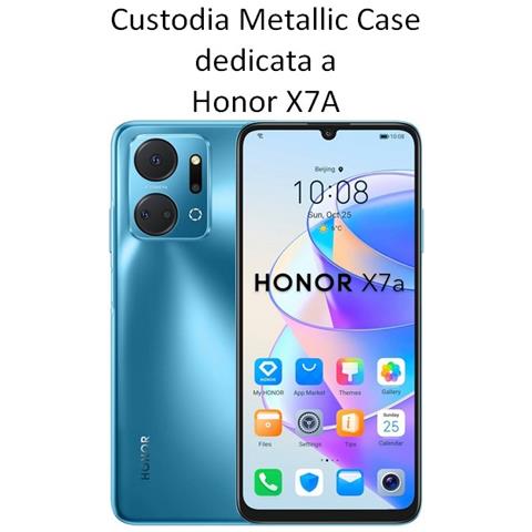 Custodia Tpu Silicone Cover Case Per Honor X7a Rosa - Foto 2