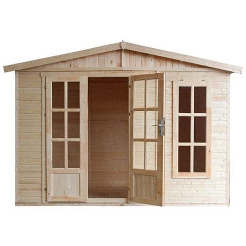 M334fb Ufficio In Legno Da Giardino, Capanno In Legno Multifunzione 332x222xa232 Cm / 6m2, Cabina Da Giardino, Ufficio Prefabbricato Da Esterno - Foto 2