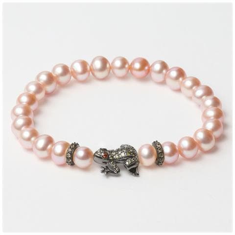 Bracciale Donna Jla-br-frog-3-pu Rosa Verde Argento Puro 16 Mm - Foto 1